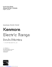 Kenmore 790.42502310 Use & Care Manual