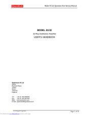 Quartzlock A5-32 User Handbook Manual