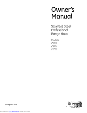 Monogram ZV48 Owner's Manual
