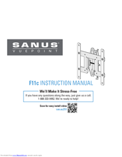 Sanus F11C Instruction Manual