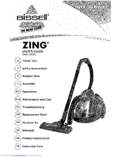 Bissell Zing 6489 SERIES User Manual