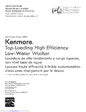 Kenmore 25102 Series Use & Care Manual