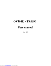 Ovislink OV504R User Manual