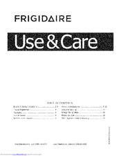 Frigidaire LRA18HMU218 Use & Care Manual