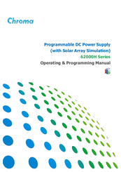 Chroma 62000H Series Operating & Programming Manual