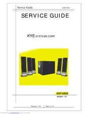 KYE Systems Corp. GHT-502D Service Manual