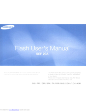 Samsung SEF 20A User Manual
