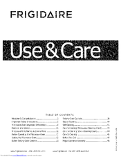 Frigidaire FPMC3085PFB Use & Care Manual
