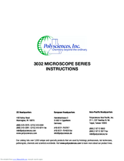 PolyScience 3032 series Instructions For Use Manual
