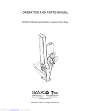 Danzco DH0070 14G Operation And Parts Manual