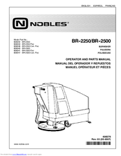 Nobles BR 2250 Operator And Parts Manual