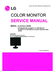 LG Flatron L1934S Service Manual