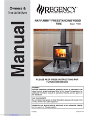 Regency Fireplace Products NARRABRI F100B Owners & Installation Manual