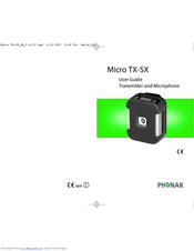 Phonak Micro TX-SX User Manual