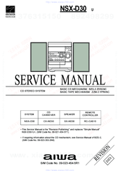 Aiwa NSX-D30 Service Manual