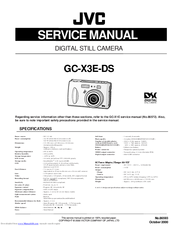Jvc GC-X3E-DS Service Manual
