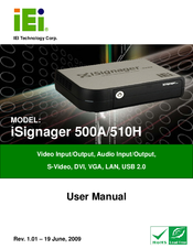 IEI Technology iSignager 500A User Manual