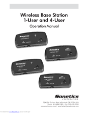 Sonetics 112-3086-0E Operation Manual