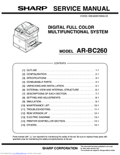 Sharp AR-BC260 Service Manual