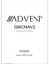 Advent GMCNAV2 Quick Start Manual