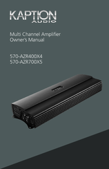 Kaption Audio 570-azr700x5 Owner's Manual