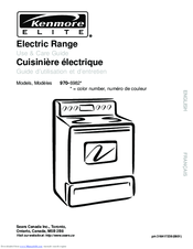 Kenmore 970-6982 Use & Care Instructions Manual