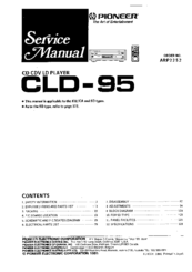Pioneer CLD-95 Service Manual