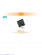 DFI SB332-C User Manual