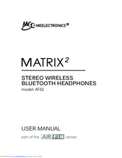 Meelectronics Matrix 2 AF62 User Manual