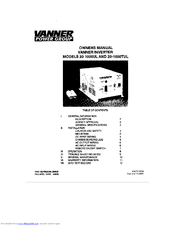 Vanner 20-1000UL Owner's Manual