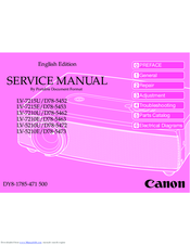 Canon LV-7210E Service Manual