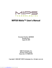 Mips Technologies Malta User Manual