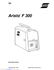 ESAB Aristo 300 Instruction Manual