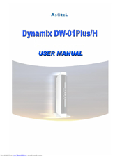 Asotel Dynamix DW-01Plus/H User Manual