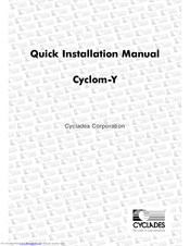Cyclades Cyclom-Y Quick Installation Manual