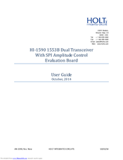 HOLT HI?1590 User Manual