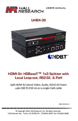 Hall Research Technologies UHBX-3S User Manual