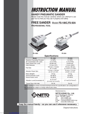 Nitto Kohki FS-50A Instruction Manual