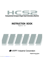 Happy Industrial Corporation HCS2 Instruction Book