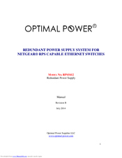 Optimal Power RPS5412 User Manual