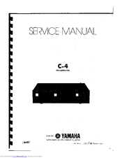 Yamaha C-4 Service Manual