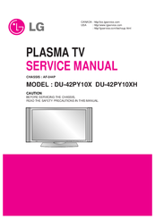 LG DU-42PY10XH Service Manual