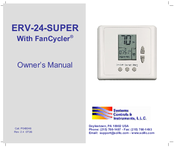 SCI ERV-24-SUPER Owner's Manual