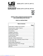 usi MP117 Instructions Manual