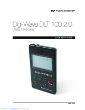 Williams Sound DLT 100 2.0 Quick Setup Manual
