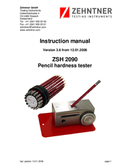 Zehntner ZHS 2090 Instruction Manual