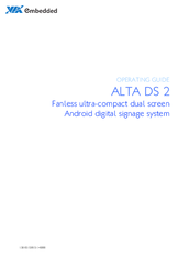 VIA Technologies ALTA DS2 Operation Manual