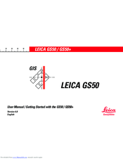 Leica GS50 User Manual