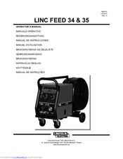 Lincoln Electric LINC FEED 34 Operator's Manual