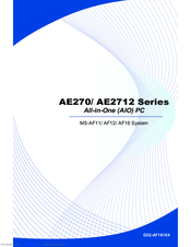MSI AE270 Series User Manual